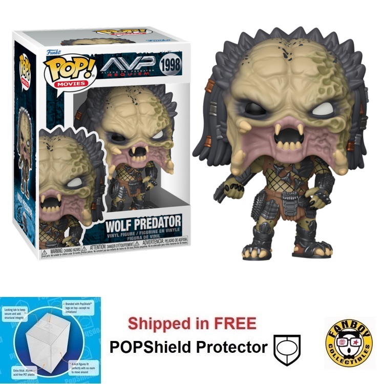 Funko POP Movies Aliens vs. Predator: Requiem Wolf Predator #1998